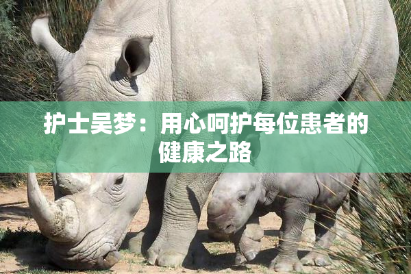 护士吴梦：用心呵护每位患者的健康之路