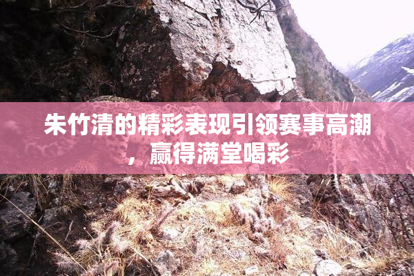 朱竹清的精彩表现引领赛事高潮，赢得满堂喝彩