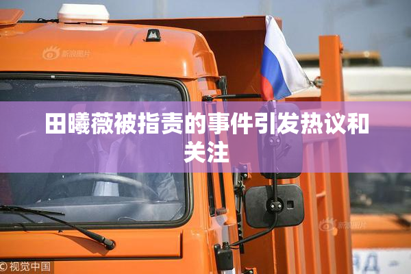 田曦薇被指责的事件引发热议和关注