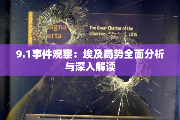 9.1事件观察：埃及局势全面分析与深入解读