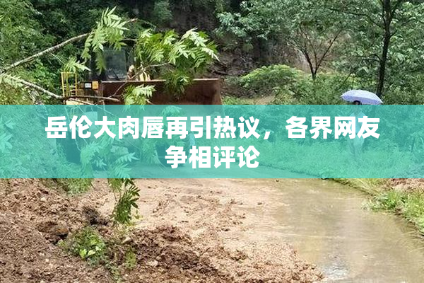 岳伦大肉唇再引热议，各界网友争相评论