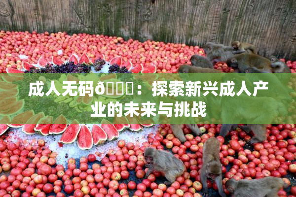 成人无码🔞：探索新兴成人产业的未来与挑战