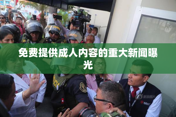 免费提供成人内容的重大新闻曝光