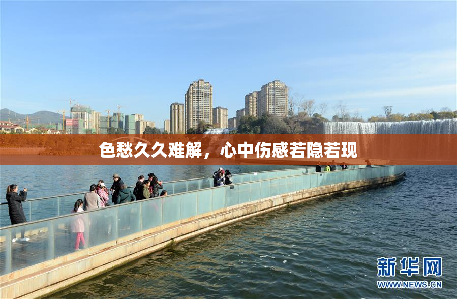 色愁久久难解，心中伤感若隐若现