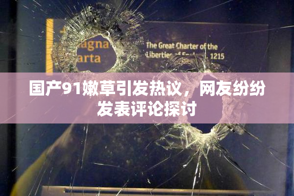 国产91嫩草引发热议，网友纷纷发表评论探讨