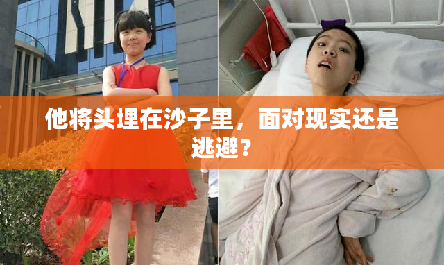 他将头埋在沙子里，面对现实还是逃避？