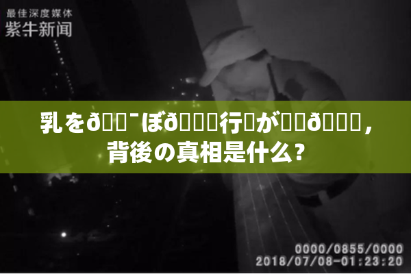 乳を🔯ぼ🌃行為が話題🎆，背後の真相是什么？