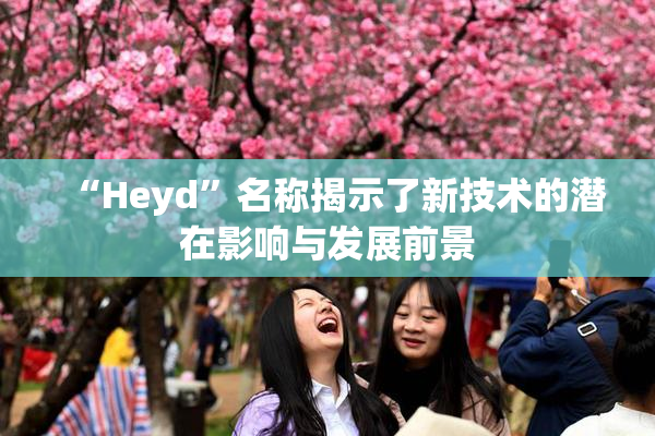 “Heyd”名称揭示了新技术的潜在影响与发展前景