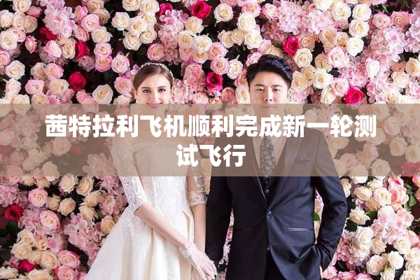 茜特拉利飞机顺利完成新一轮测试飞行
