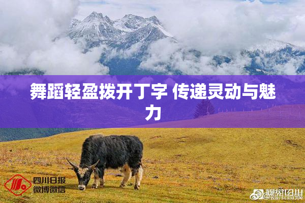 舞蹈轻盈拨开丁字 传递灵动与魅力