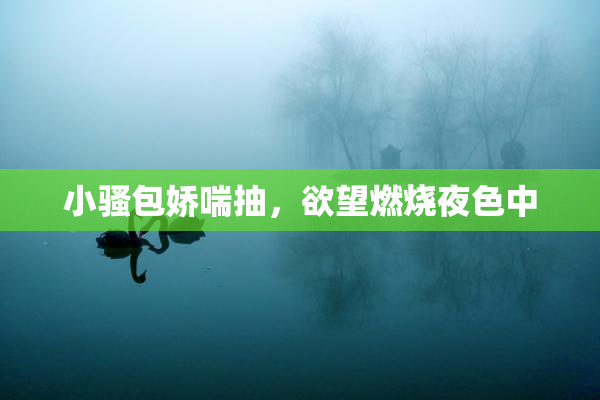 小骚包娇喘抽，欲望燃烧夜色中