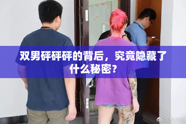 双男砰砰砰的背后，究竟隐藏了什么秘密？