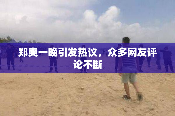 郑爽一晚引发热议，众多网友评论不断