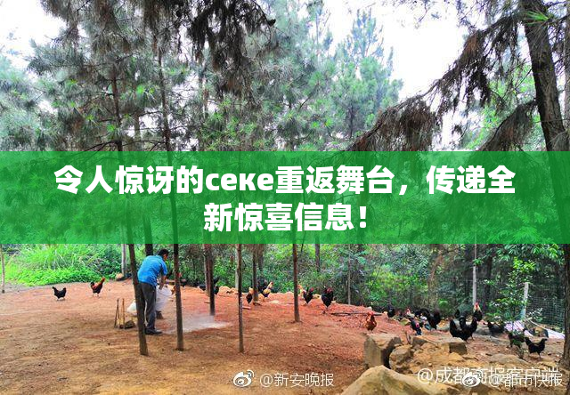令人惊讶的ceке重返舞台，传递全新惊喜信息！