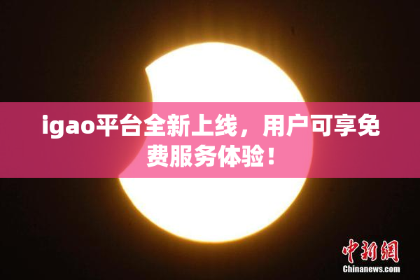 igao平台全新上线，用户可享免费服务体验！