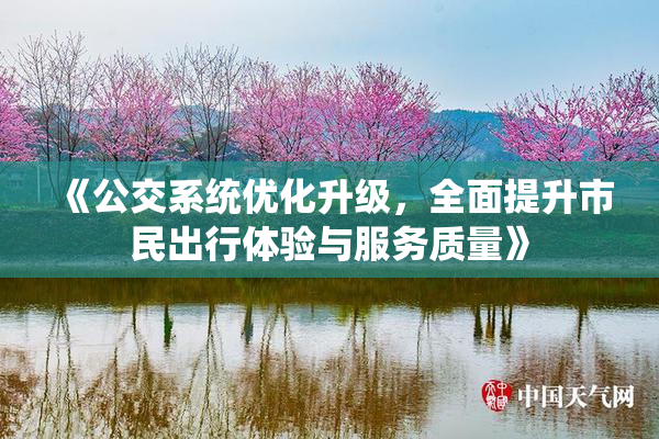 《公交系统优化升级，全面提升市民出行体验与服务质量》