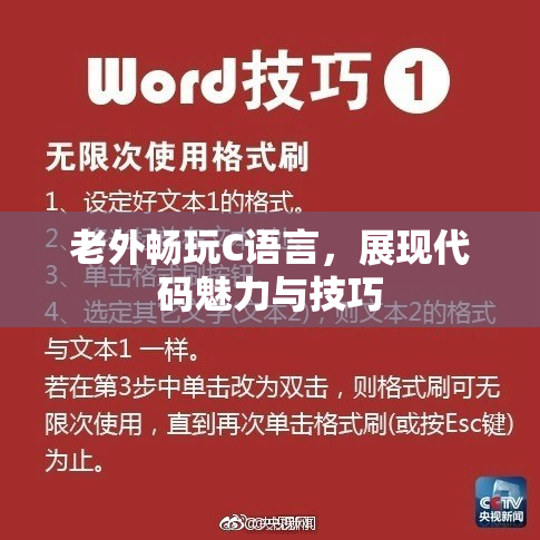老外畅玩C语言，展现代码魅力与技巧