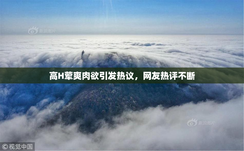 高H荤爽肉欲引发热议，网友热评不断