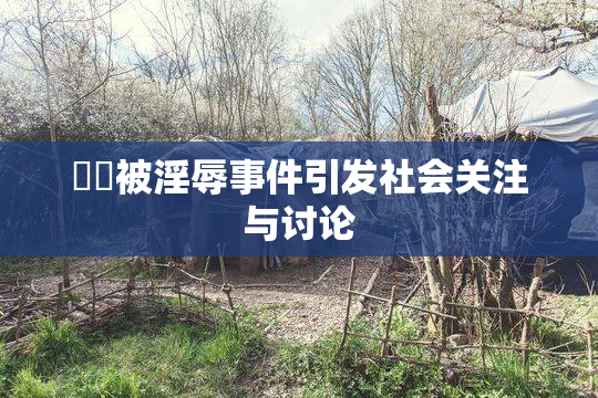 妺妺被淫辱事件引发社会关注与讨论