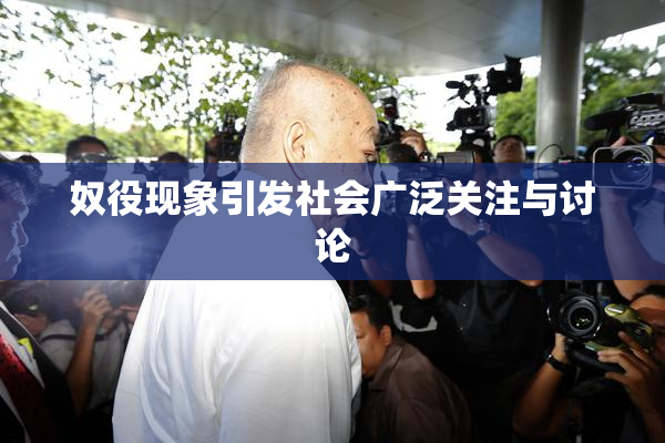 奴役现象引发社会广泛关注与讨论
