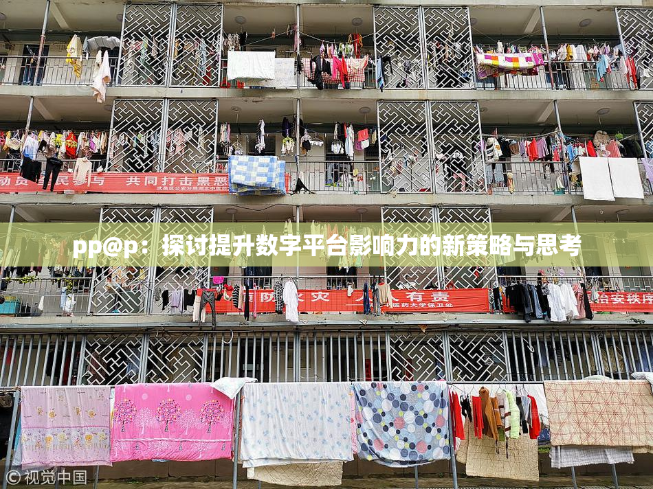 pp@p：探讨提升数字平台影响力的新策略与思考