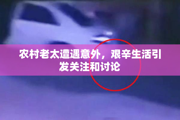农村老太遭遇意外，艰辛生活引发关注和讨论