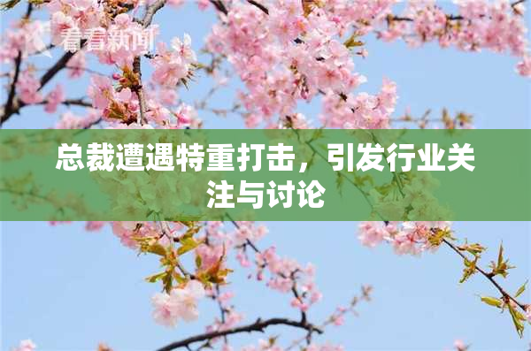 总裁遭遇特重打击，引发行业关注与讨论