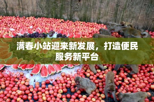 满春小站迎来新发展，打造便民服务新平台