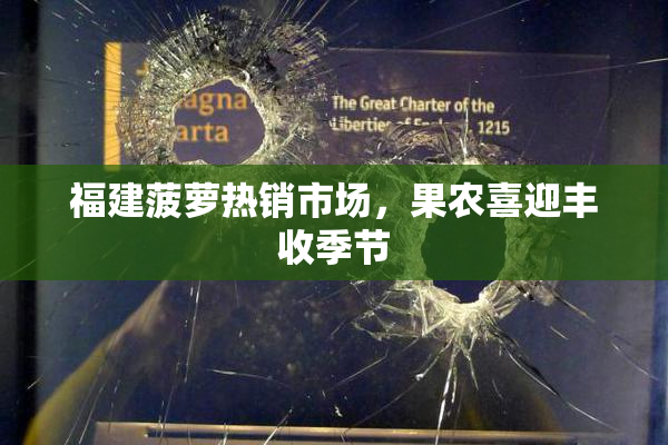 福建菠萝热销市场，果农喜迎丰收季节