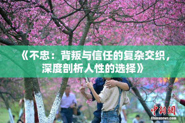 《不忠：背叛与信任的复杂交织，深度剖析人性的选择》