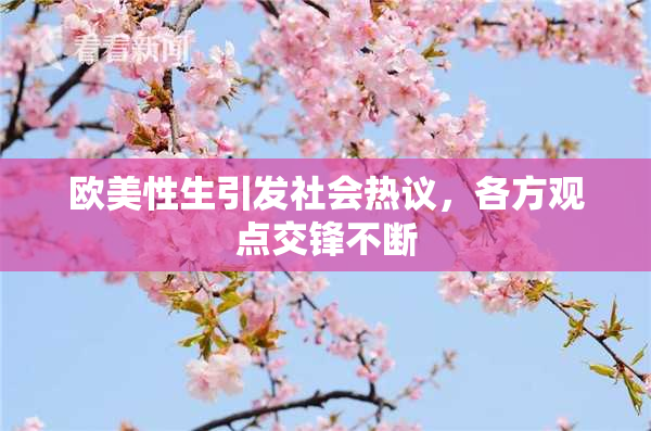 欧美性生引发社会热议，各方观点交锋不断