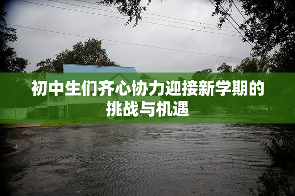 初中生们齐心协力迎接新学期的挑战与机遇