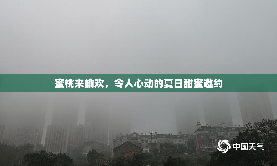 蜜桃来偷欢，令人心动的夏日甜蜜邀约