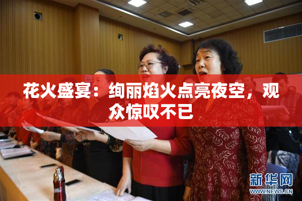 花火盛宴：绚丽焰火点亮夜空，观众惊叹不已