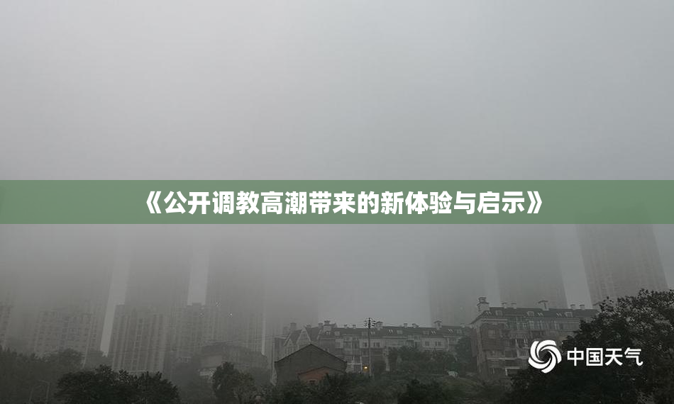 《公开调教高潮带来的新体验与启示》