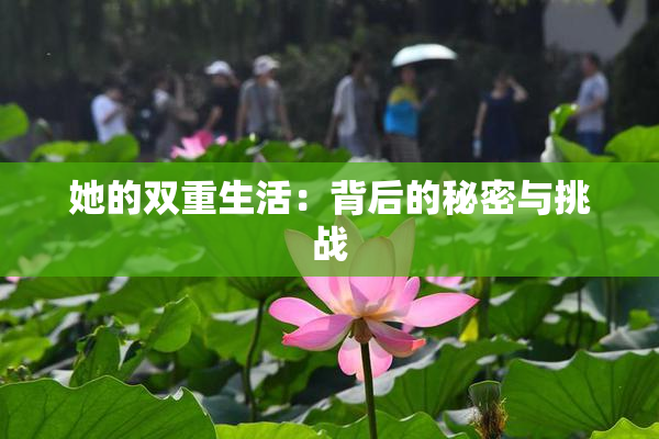 她的双重生活：背后的秘密与挑战