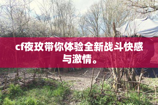 cf夜玫带你体验全新战斗快感与激情。