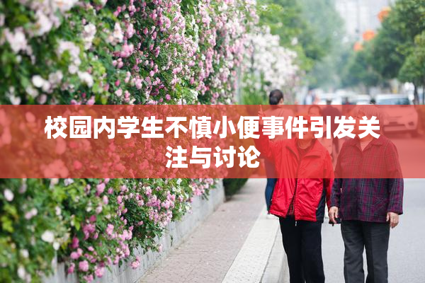 校园内学生不慎小便事件引发关注与讨论