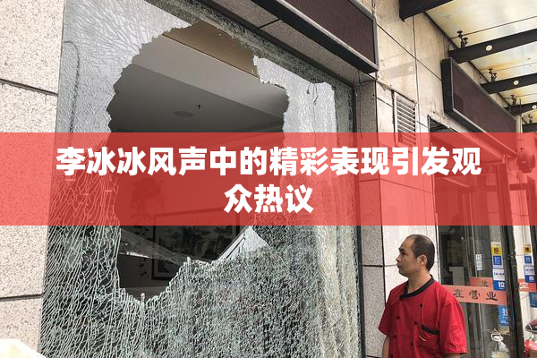 李冰冰风声中的精彩表现引发观众热议