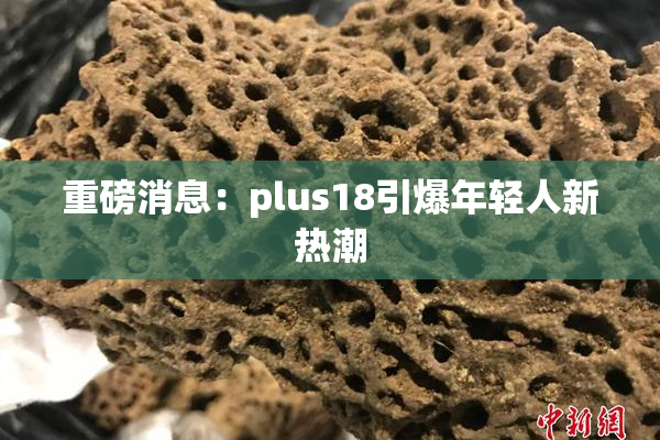 重磅消息：plus18引爆年轻人新热潮