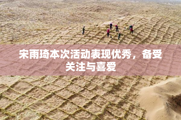 宋雨琦本次活动表现优秀，备受关注与喜爱