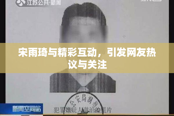 宋雨琦与精彩互动，引发网友热议与关注