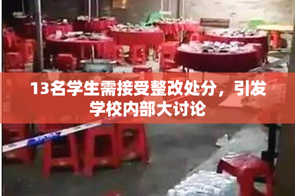 13名学生需接受整改处分，引发学校内部大讨论