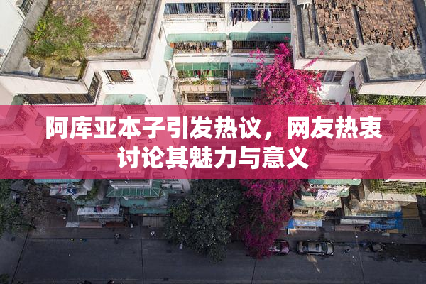 阿库亚本子引发热议，网友热衷讨论其魅力与意义