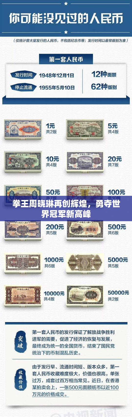 拳王周晓琳再创辉煌，勇夺世界冠军新高峰
