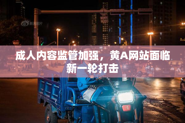 成人内容监管加强，黄A网站面临新一轮打击