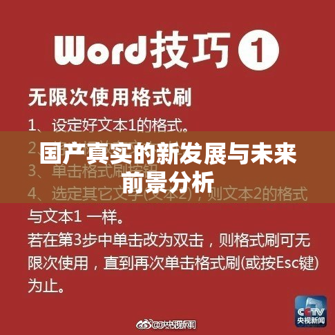 国产真实的新发展与未来前景分析