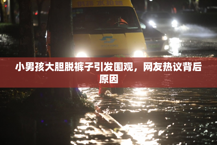 小男孩大胆脱裤子引发围观，网友热议背后原因