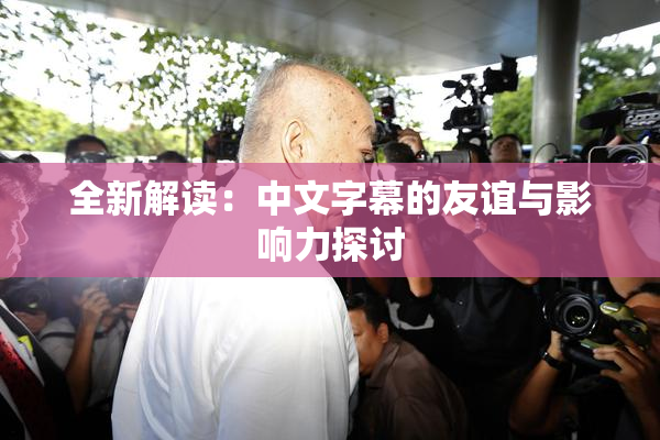 全新解读：中文字幕的友谊与影响力探讨