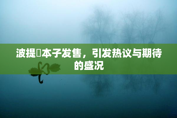 波提歐本子发售，引发热议与期待的盛况